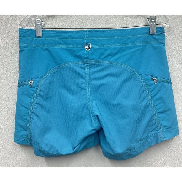 Kuhl Cargo Nylon Stretch Shorts Women’s 6 Blue 32x4.5 Hiking Outdoor Pockets - Picture 2 of 6